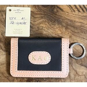 NWT Jon Hart Keychain Wallet Greek KAO Kappa Alpha Theta Sorority ID Holder